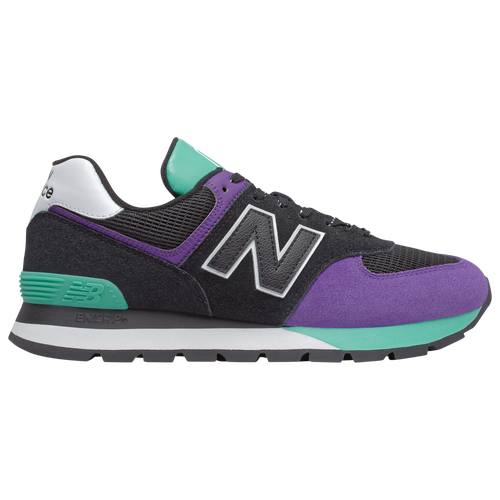 New Balance 574 Rugged - Men's Running Shoes - Black / Purple / Green - ML574DNT-D
