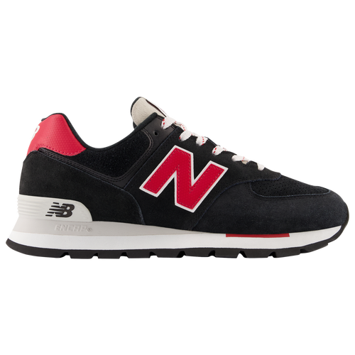 

New Balance Mens New Balance 574 Rugged - Mens Running Shoes Black/Red Size 9.0