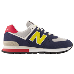 Men's - New Balance 574 - Navy/Yellow