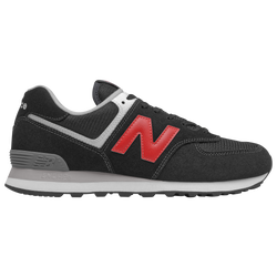 Men's - New Balance 574 - Black/Red
