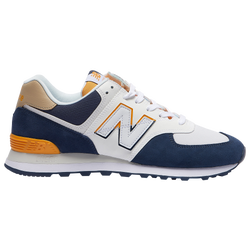 Men's - New Balance 574 - Natural Indigo/Chromatic Yellow