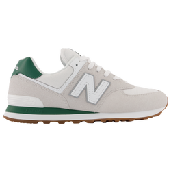 Men's - New Balance 574 - White/Green
