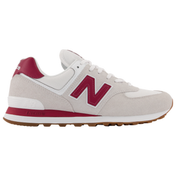 Men's - New Balance 574 - White/Red