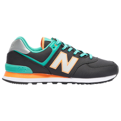Men's - New Balance 574 Classic - Black/Emerald Sky