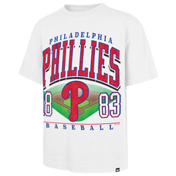 Men's - 47 Brand Phillies  Foundational T-Shirt - White