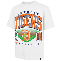 Men's - 47 Brand Tigers Foundational T-Shirt - White