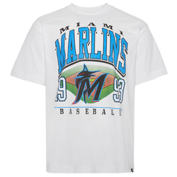 Men's - 47 Brand Marlins Foundational T-Shirt - White