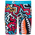 Ethika Graphic Brief - Men's Blue/Multi