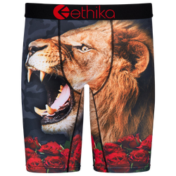 Men's - Ethika Graphic Brief - Black/Orange