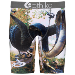 Men's - Ethika Graphic Brief - Brown/White
