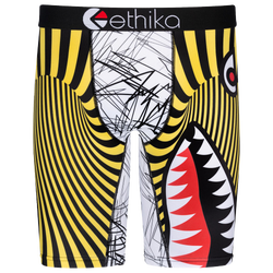 Men's - Ethika Graphic Brief - Yellow/White