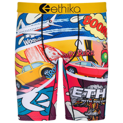 Men's - Ethika Graphic Briefs - Yellow/Multi
