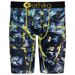 Men's - Ethika Graphic Briefs - Black/Yellow