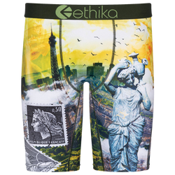 Men's - Ethika Graphic Briefs - Gold/Grey