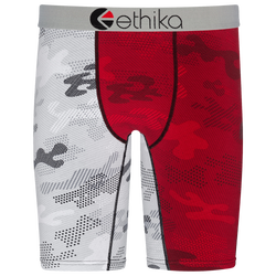 Men's - Ethika Graphic Briefs - Grey/Red