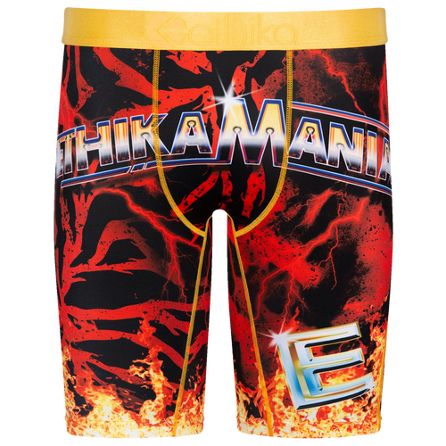

Ethika Mens Ethika Graphic Briefs - Mens Yellow/Red Size XL