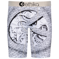 Men's - Ethika Graphic Briefs - Silver/Silver