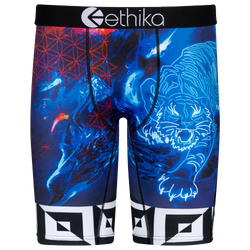 Men's - Ethika Graphic Briefs - Black/Blue