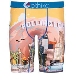 Men's - Ethika Graphic Briefs - Orange/Red