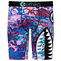 Men's - Ethika Graphic Briefs - Black/Purple