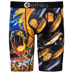 Men's - Ethika Graphic Briefs - Black/Gold