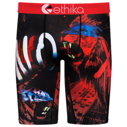 Men's - Ethika Graphic Briefs - Black/Red