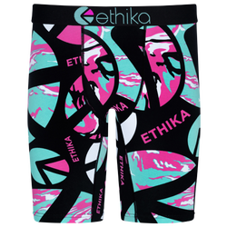 Men's - Ethika Graphic Briefs - Black/Black