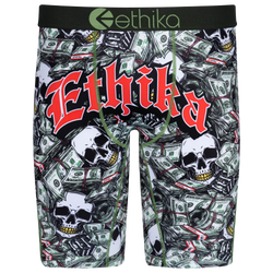 Men's - Ethika Graphic Briefs - Green/Red