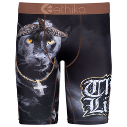 Men's - Ethika Graphic Briefs - Grey/Black