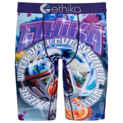 Men's - Ethika Graphic Briefs - Purple/White