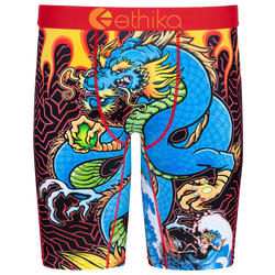 Men's - Ethika Graphic Briefs - Red/Blue