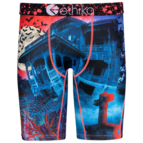 

Ethika Mens Ethika Graphic Briefs - Mens Black/Multi Size M