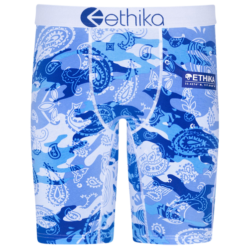 

Ethika Mens Ethika Graphic Briefs - Mens Carolina/Blue Size XL