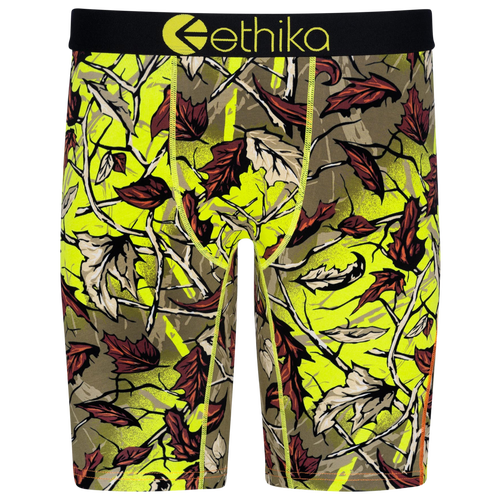 

Ethika Mens Ethika Graphic Briefs - Mens Green/Green Size M