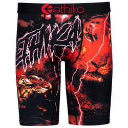 Men's - Ethika Graphic Briefs - Red/Black