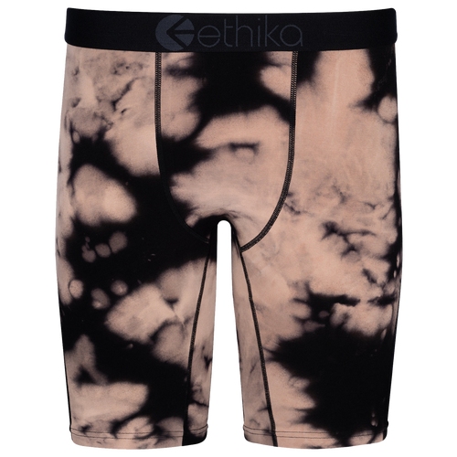 

Ethika Mens Ethika Graphic Briefs - Mens Black/Black Size M