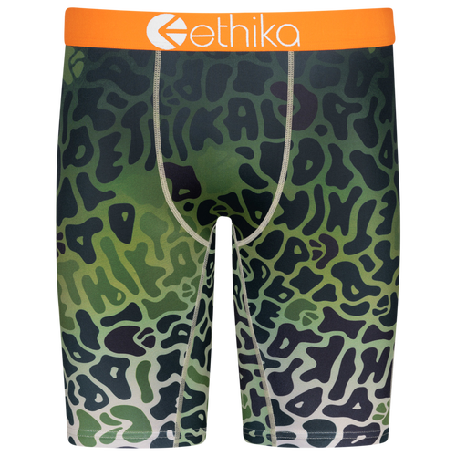 

Ethika Mens Ethika Graphic Briefs - Mens Multi/Orange Size L
