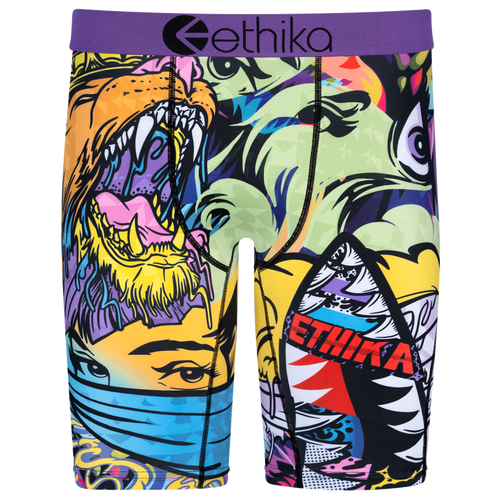 ETHIKA Detroit's Finest Staple Boys Boxer Briefs - MULTI