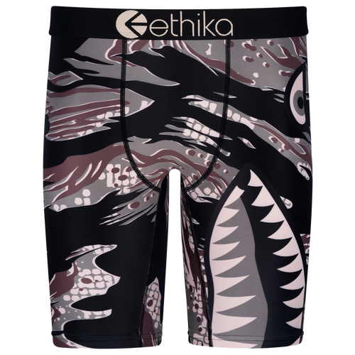 

Ethika Mens Ethika Graphic Briefs - Mens Green/Black Size XL