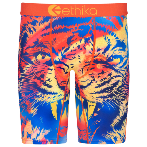 

Ethika Mens Ethika Graphic Briefs - Mens Pink/Black Size S