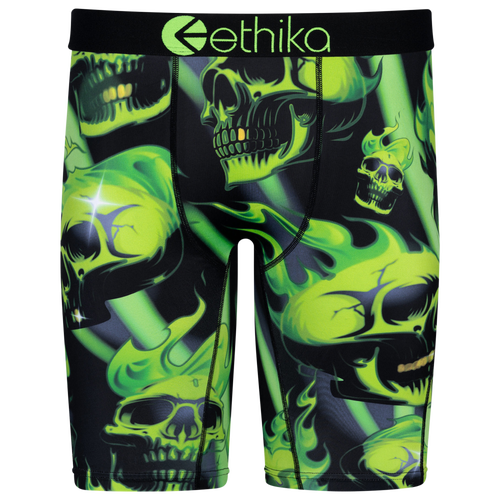 

Ethika Mens Ethika I Gotta Underwear - Mens Black/Green Size M