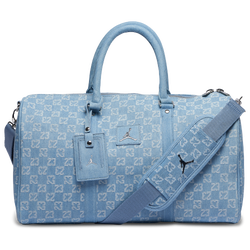 Adult - Jordan Monogram Duffel Bag - White/Denim