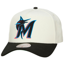 Adult - Mitchell & Ness Marlins 2Tone Team Cap - Tan/Black