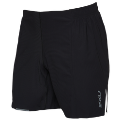 Men's - 2XU Light Speed 7" Shorts - Black/Black Reflective