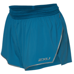 Men's - 2XU Light Speed 3" Shorts - Oceanside/Black Reflective