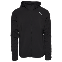 Men's - 2XU Aero Jacket - Black/Surf