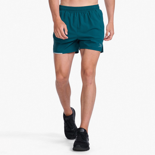 

2XU Mens 2XU Aero 5 Inch Shorts - Mens Jade/Silver Size L