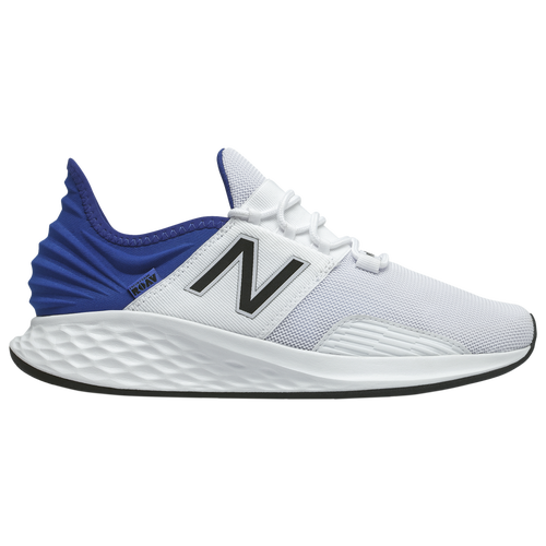 New Balance Fresh Foam Roav - Men's Running Shoes - White / Team Royal / Black - MROAVCL-2E