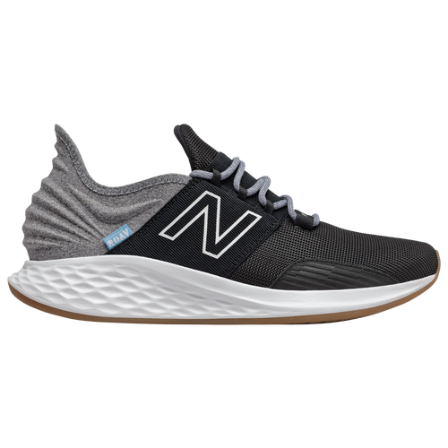 

New Balance Mens New Balance Fresh Foam Roav - Mens Running Shoes Black/Gray/White Size 10.5