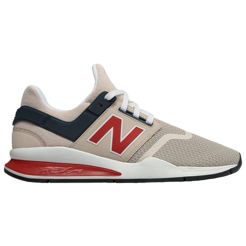 New Balance 247 Running Shoes - Grey Morn / Team Red, Size One Size